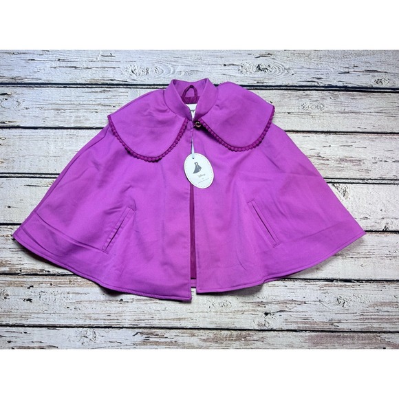 Disney × Janie and Jack Frozen Anna Cape Girls 5-6 Cloak Fully Lined NWT - Picture 4 of 7